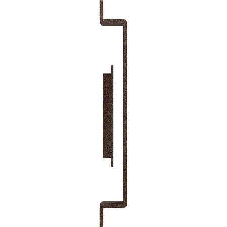 Ekena Millwork 11" Pull Handle & 6" Flush Pull for 1 3/8" Doors, Copper Vein GB6001PP3116CV